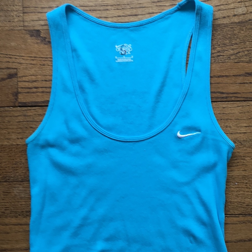 Nike tank top in turquoise
